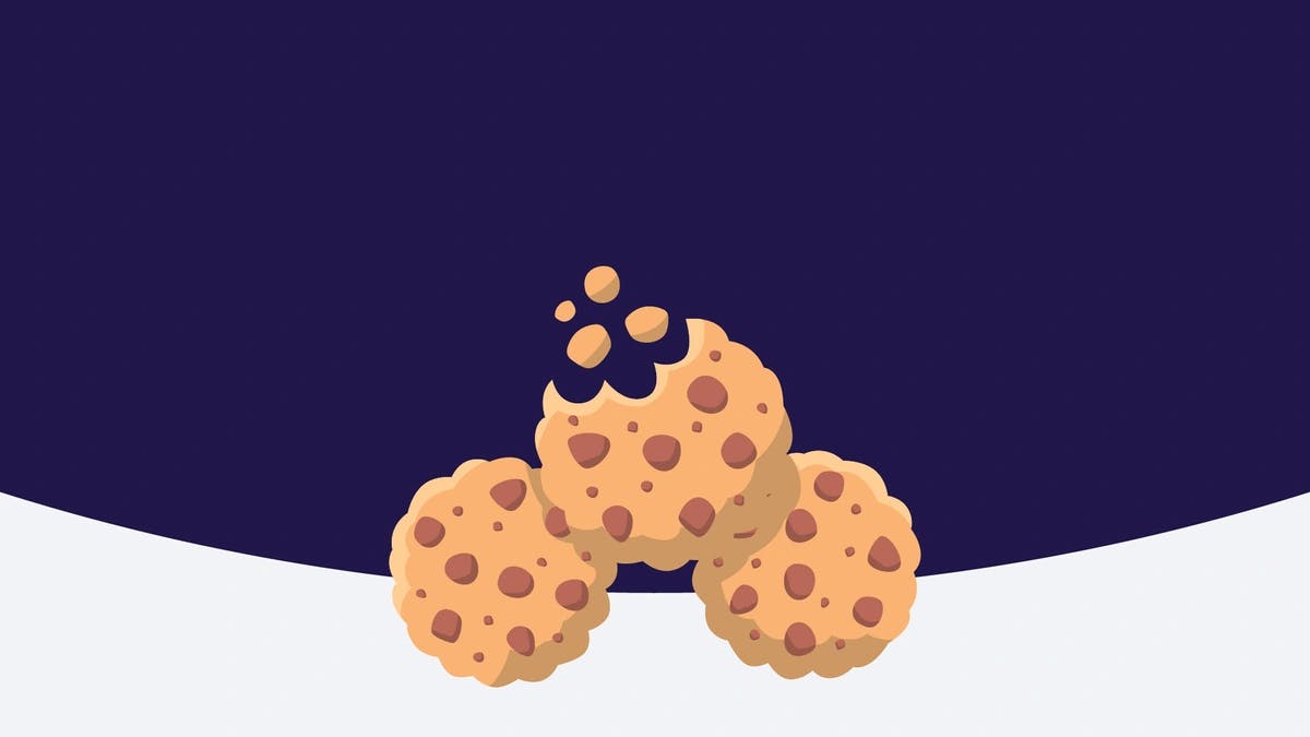 Image of a pixeled cookie